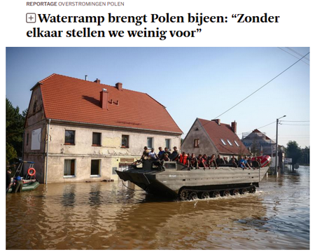 Screenshot of a linked article