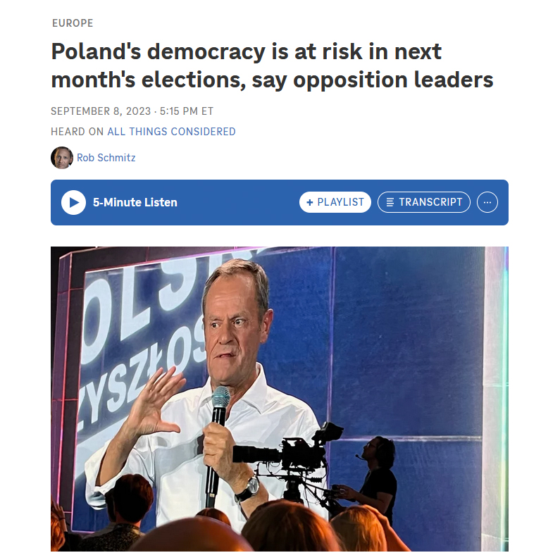 Screenshot of a linked article